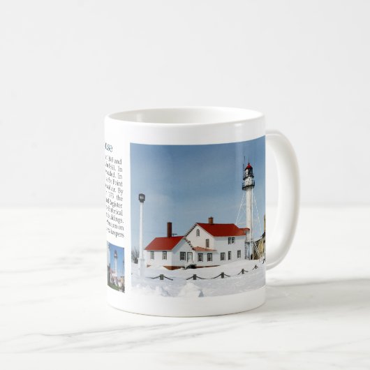 Whitefish Point Lighthouse history mok (Voorkant rechts)