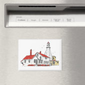 Whitefish Point Lighthouse-magneet Magneet (Insitu (Vaatwasser))