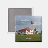 Whitefish Point Lighthouse magnet (Voorkant / Achterkant)