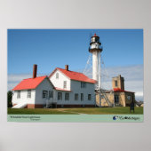 Whitefish Point Lighthouse - Michigan Poster (Voorkant)
