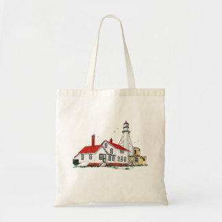 WHITEFISH POINT LIGHTHOUSE, MICHIGAN TOTE BAG