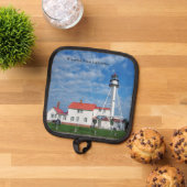 Whitefish Point Lighthouse pot houder (Top down)