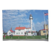 Whitefish Point Lighthouse-proefcase Kussensloop (Voorkant)