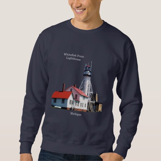 Whitefish Point Lighthouse shirt donker (Voorkant)
