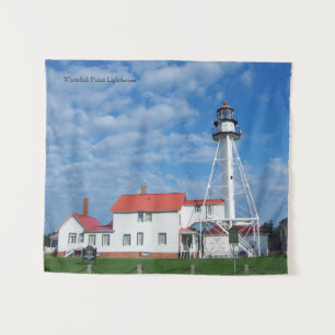 Whitefish Point Lighthouse tapestry Wandkleed