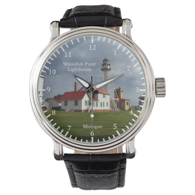 Whitefish Point Lighthouse watch Horloge (Voorkant)