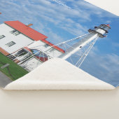 Whitefish Point Vuurtoren sherpa deken (3/4)