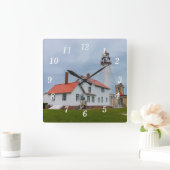 Whitefish Point Vuurtoren Wandklok (Huis)