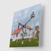Whitefish Point Vuurtoren Wandklok (Hoek)