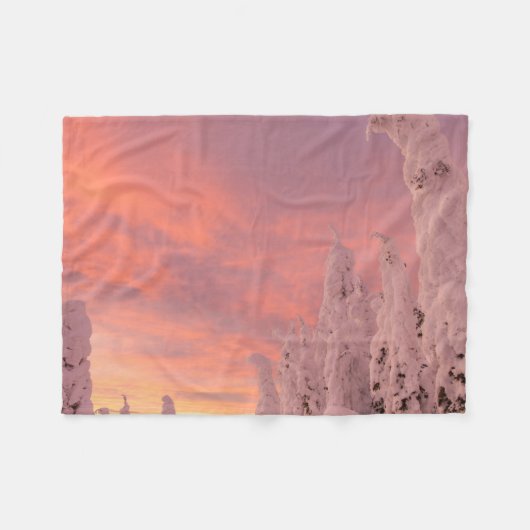 Whitefish Range | Whitefish, Montana Fleece Deken (Voorkant (Horizontaal))