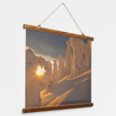 Whitefish Range | Whitefish, Montana Hangend Wandkleed (Gebogen)