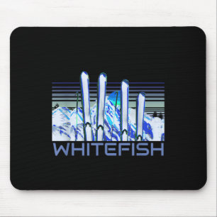 Whitefish Ski-accessoires Retro Whitefish Skisport Muismat