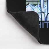 Whitefish Ski Accessories Retro Whitefish Skiing Muismat (Hoek)