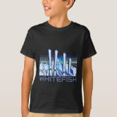 Whitefish Ski Accessories Retro Whitefish Skiing  T-shirt (Voorkant)