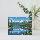 Whitefish USA Briefkaart (Staand voorkant)
