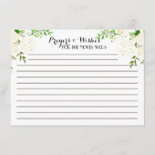 WhiteFloral Advice-Kaarten, gebeden, wensen Advieskaart (Voorkant)