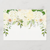 WhiteFloral Advice-Kaarten, gebeden, wensen Advieskaart (Achterkant)