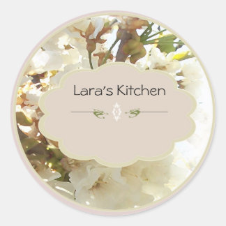 Whiteflower Spice Jar Etiketten