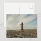 Whiteford Lighthouse, Gower Peninsula, Zuid-Wales Briefkaart (Voorkant / Achterkant)