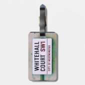 Whitehall Court - Stad Westminster - Bagagelabel (Achterkant verticaal)