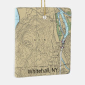 Whitehall NY Nautical Chart Keramisch Ornament (Rechts)