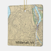 Whitehall NY Nautical Chart Keramisch Ornament (Links)