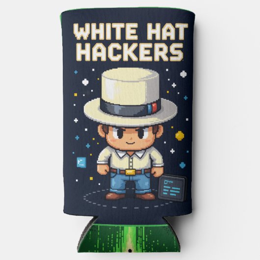 WhiteHat HacKers II Seltzer Blikjeskoeler (Voorkant)