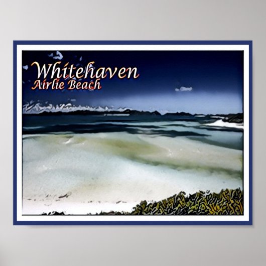 Whitehaven - Airlie Beach - Australië - Poster (Voorkant)