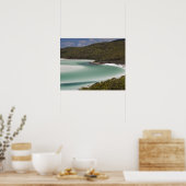 Whitehaven Beach, Hill Inlet, Tounge Point, Poster (Keuken)