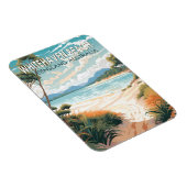 Whitehaven Beach Queensland Australië Reiskunst Magneet (Rechterzijde)