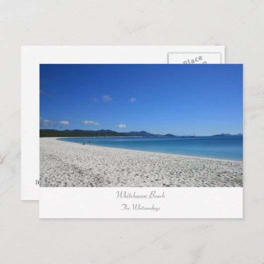 Whitehaven Beach, Queensland - Briefkaart (Voorkant / Achterkant)