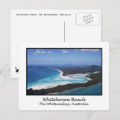 Whitehaven Beach, The Whitsundays, Australië Briefkaart (Voorkant / Achterkant)