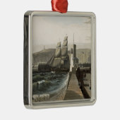 Whitehaven, Cumberland, uit 'A Voyage Around Grea' Metalen Ornament (Rechts)