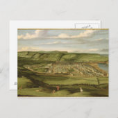 Whitehaven, Cumbria, Showing Flatt Hall, c.1730-35 Briefkaart (Voorkant / Achterkant)