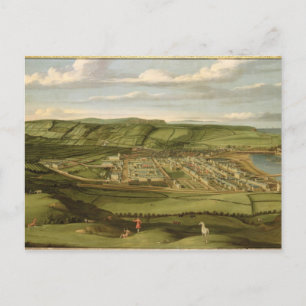 Whitehaven, Cumbria, Showing Flatt Hall, c.1730-35 Briefkaart