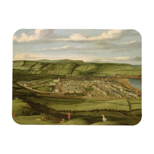 Whitehaven, Cumbria, Showing Flatt Hall, c.1730-35 Magneet (Horizontaal)