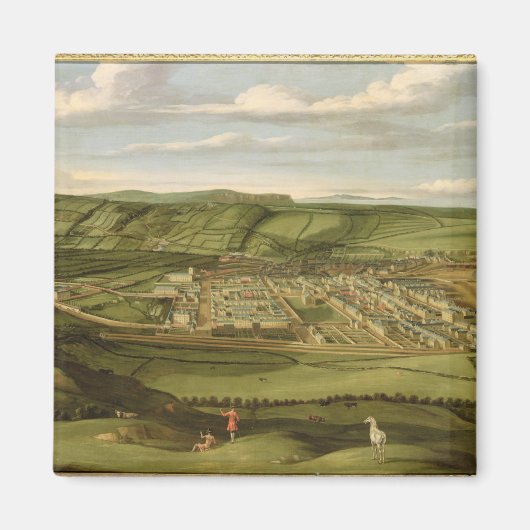 Whitehaven, Cumbria, Showing Flatt Hall, c.1730-35 Magneet (Voorkant)