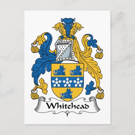 Whitehead Family Crest Briefkaart (Voorkant)