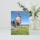 Whitehead Island Lighthouse, Maine Briefkaart (Staand voorkant)