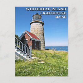 Whitehead Island Lighthouse, Maine Briefkaart