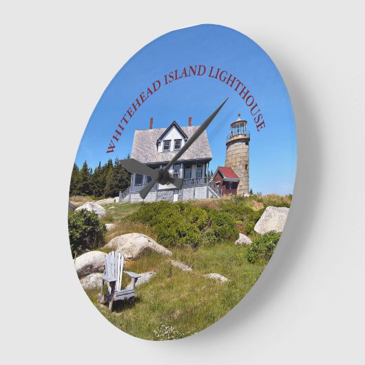 Whitehead Island Lighthouse Maine Grote Klok (Hoek)