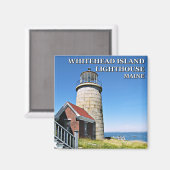 Whitehead Island Lighthouse, Maine Magnet (Voorkant / Achterkant)