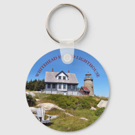 Whitehead Island Lighthouse, Maine Sleutelhanger