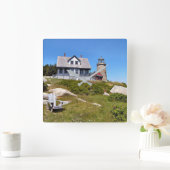 Whitehead Island Lighthouse, Maine Vierkante Klok (Huis)
