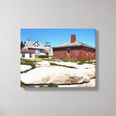 Whitehead Island Lighthouse Maine Wrapped Canvas (Voorkant)