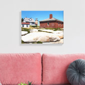 Whitehead Island Lighthouse Maine Wrapped Canvas Afdruk (Insitu (Woonkamer))