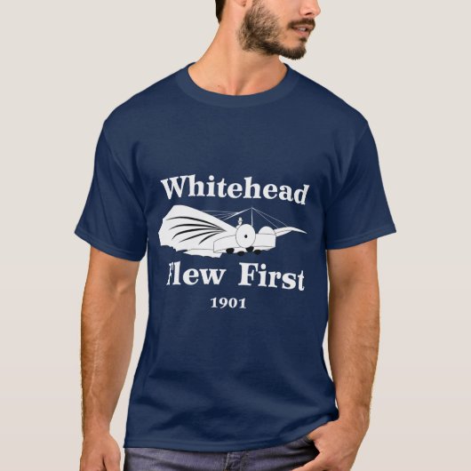 Whitehead vloog eerst t-shirt (Voorkant)