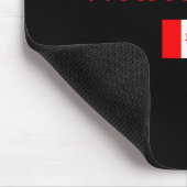 Whitehorse Canada Canadian Flag Dark Color Muismat (Hoek)