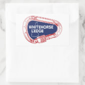 Whitehorse Ledge New Hampshire Klimkarabijnhaken Rechthoekige Sticker (Tas)