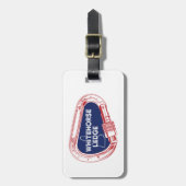 Whitehorse Ledge New Hampshire Klimmen Carabiner Bagagelabel (Voorkant verticaal)